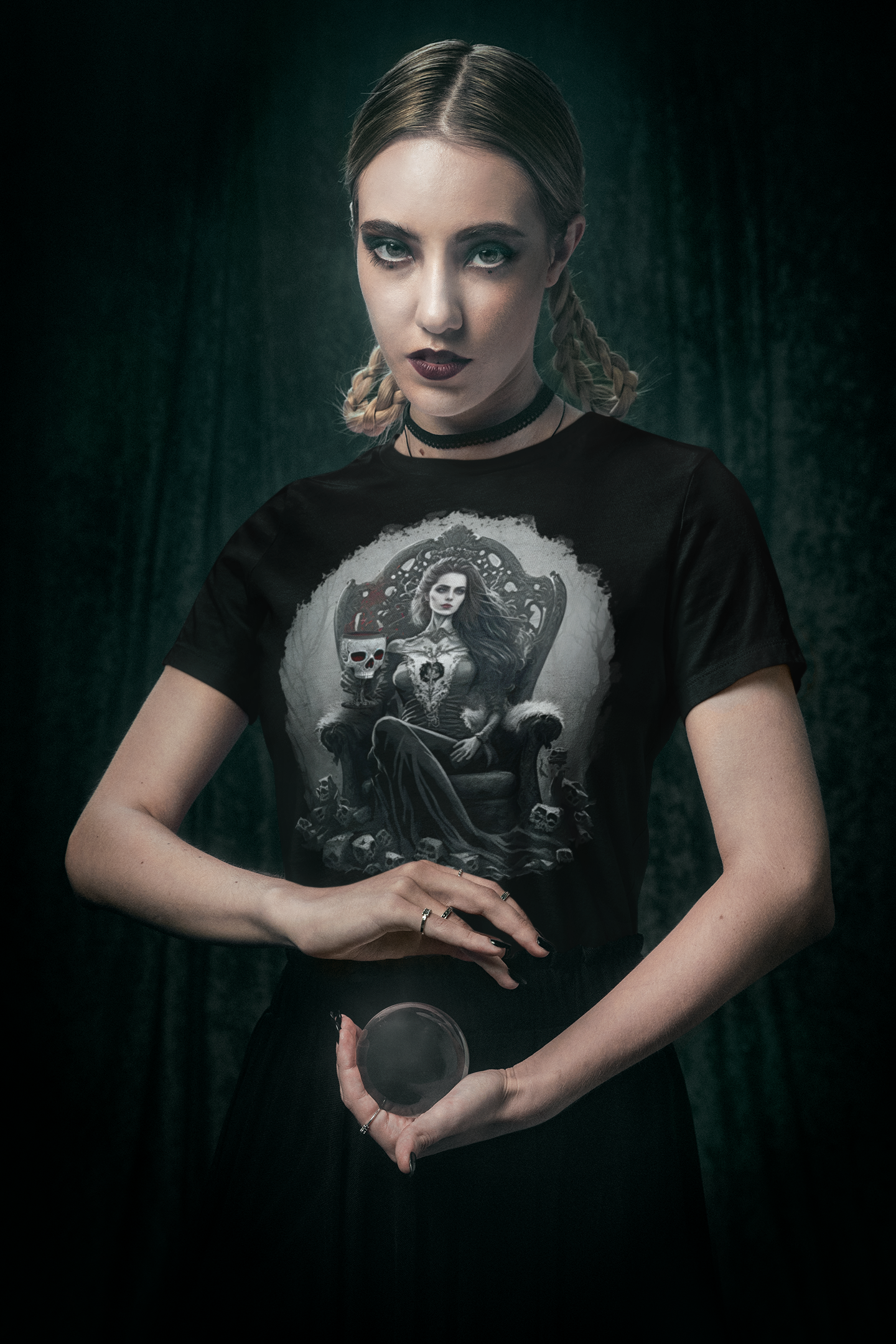 raxxa Unisex Organic Cotton T-Shirt: "Drinking From a Scull of My Ex"