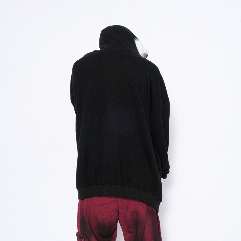 Hoodies Men Gothic Punk Boy Zipper Outwear Rock Cool Hipster Coats